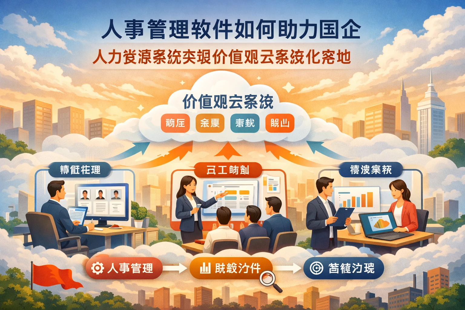 人事管理软件如何助力国企人力资源系统实现价值观云系统化落地