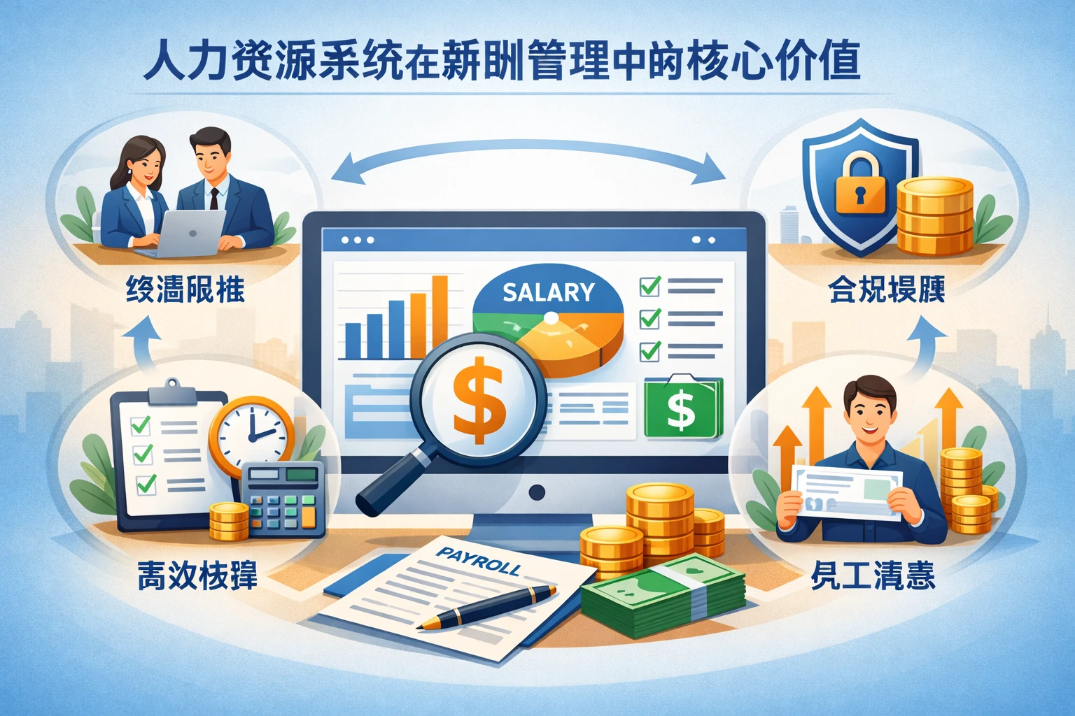 人力资源系统在薪酬管理中的核心价值