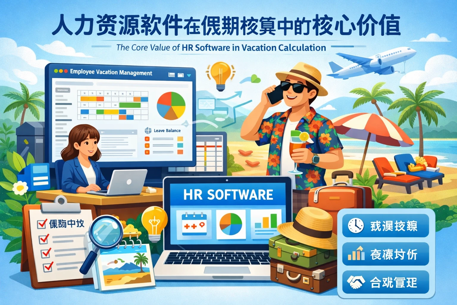 人力资源软件在假期核算中的核心价值
