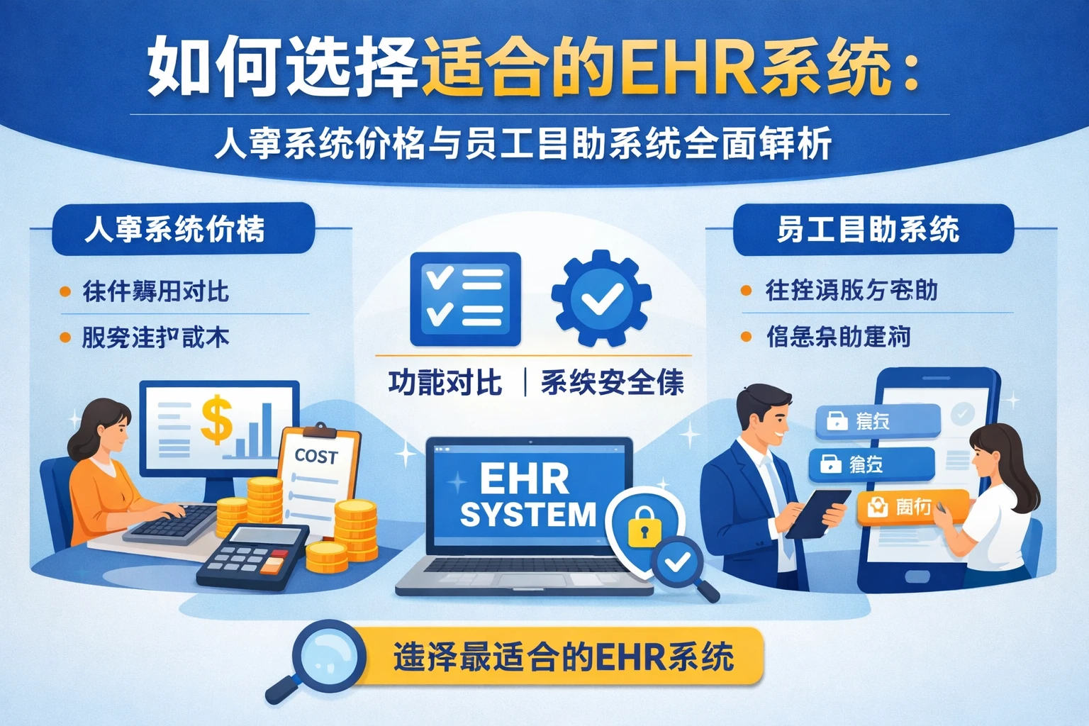 如何选择适合的EHR系统:人事系统价格与员工自助系统全面解析