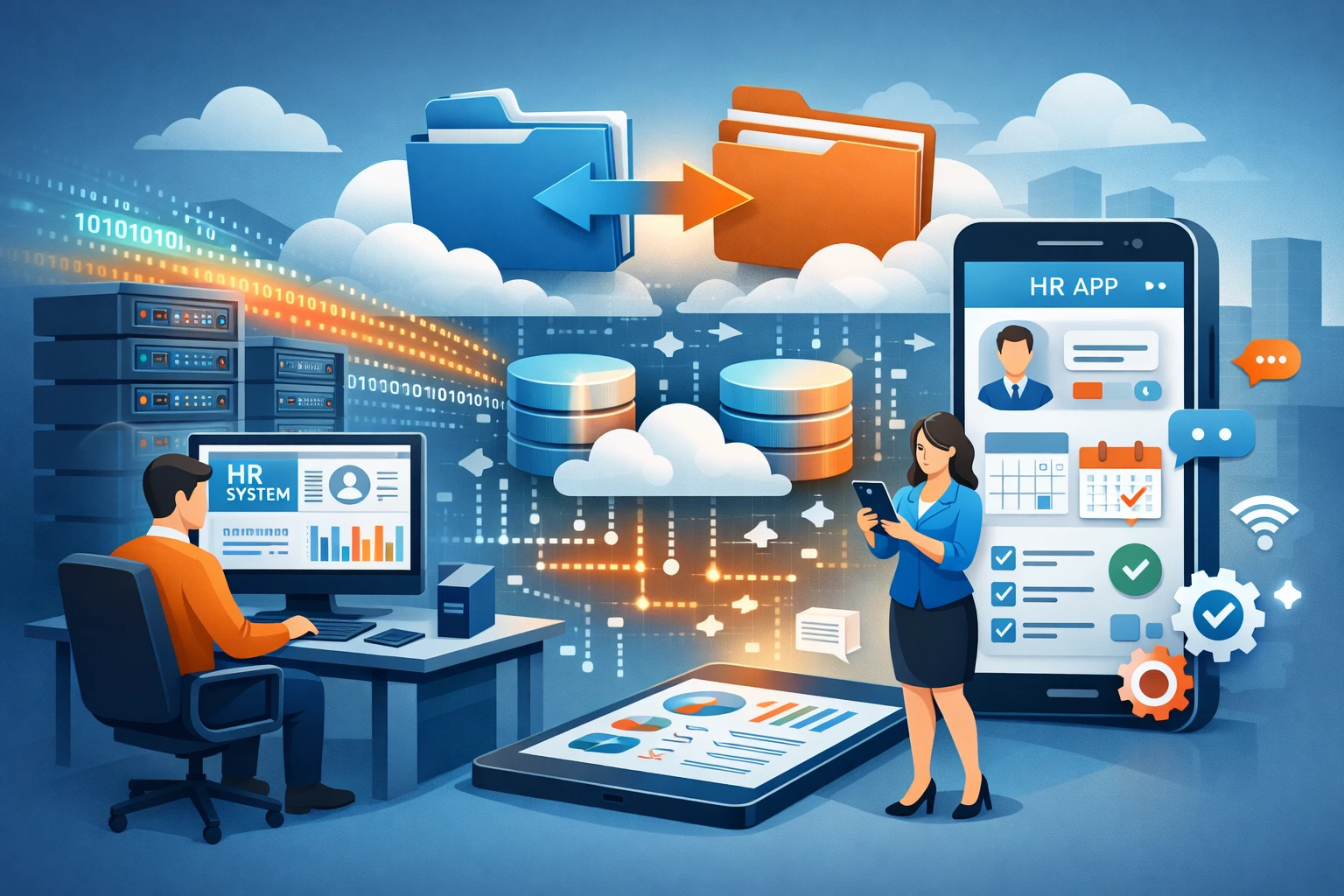 优化人力资源系统：数据迁移与移动APP的无缝整合
