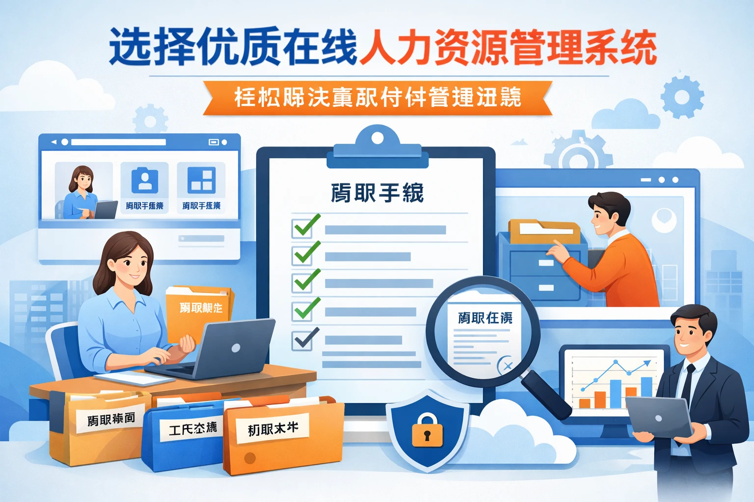 选择优质在线人力资源管理系统，轻松解决离职材料管理难题