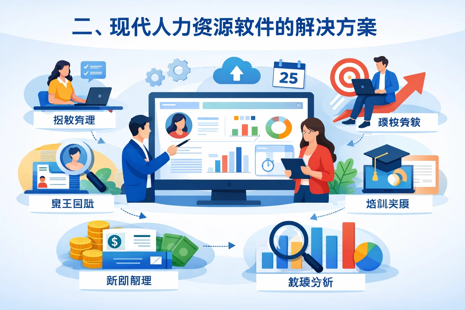 二、现代人力资源软件的解决方案