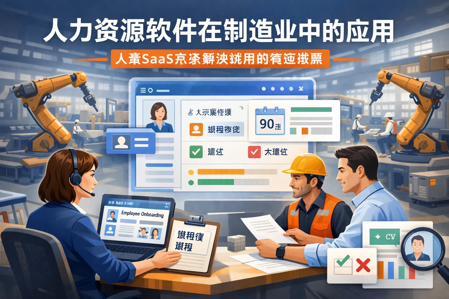 人力资源软件在制造业中的应用：人事SaaS系统解决试用期管理难题