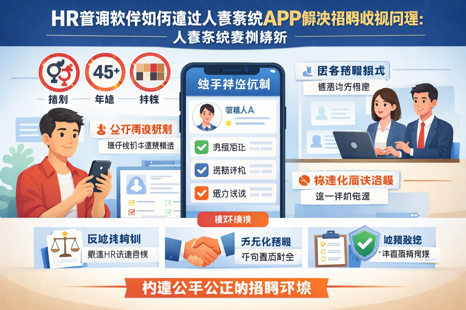 HR管理软件如何通过人事系统APP解决招聘歧视问题：人事系统案例解析