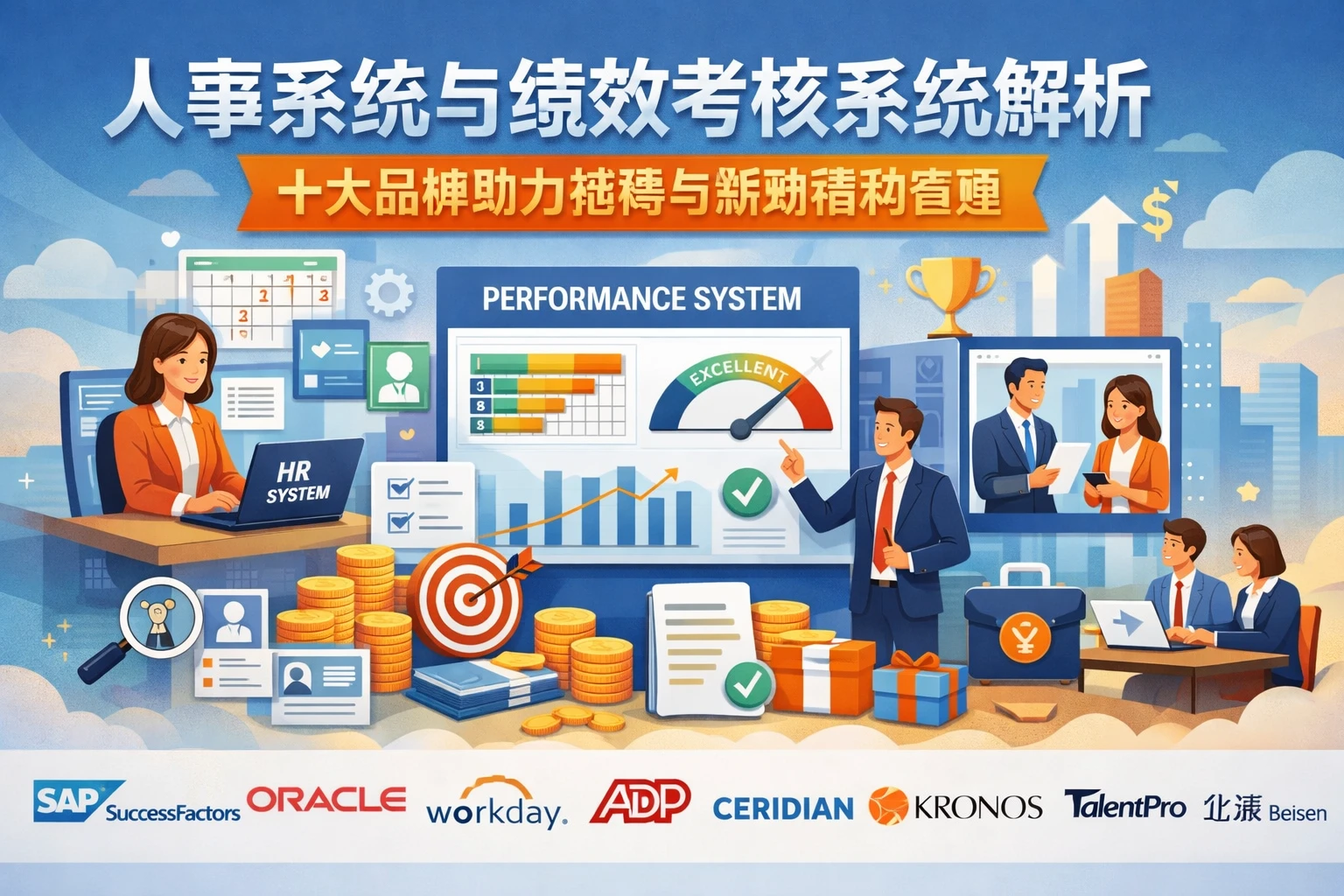 人事系统与绩效考核系统解析:十大品牌助力招聘与薪酬福利管理