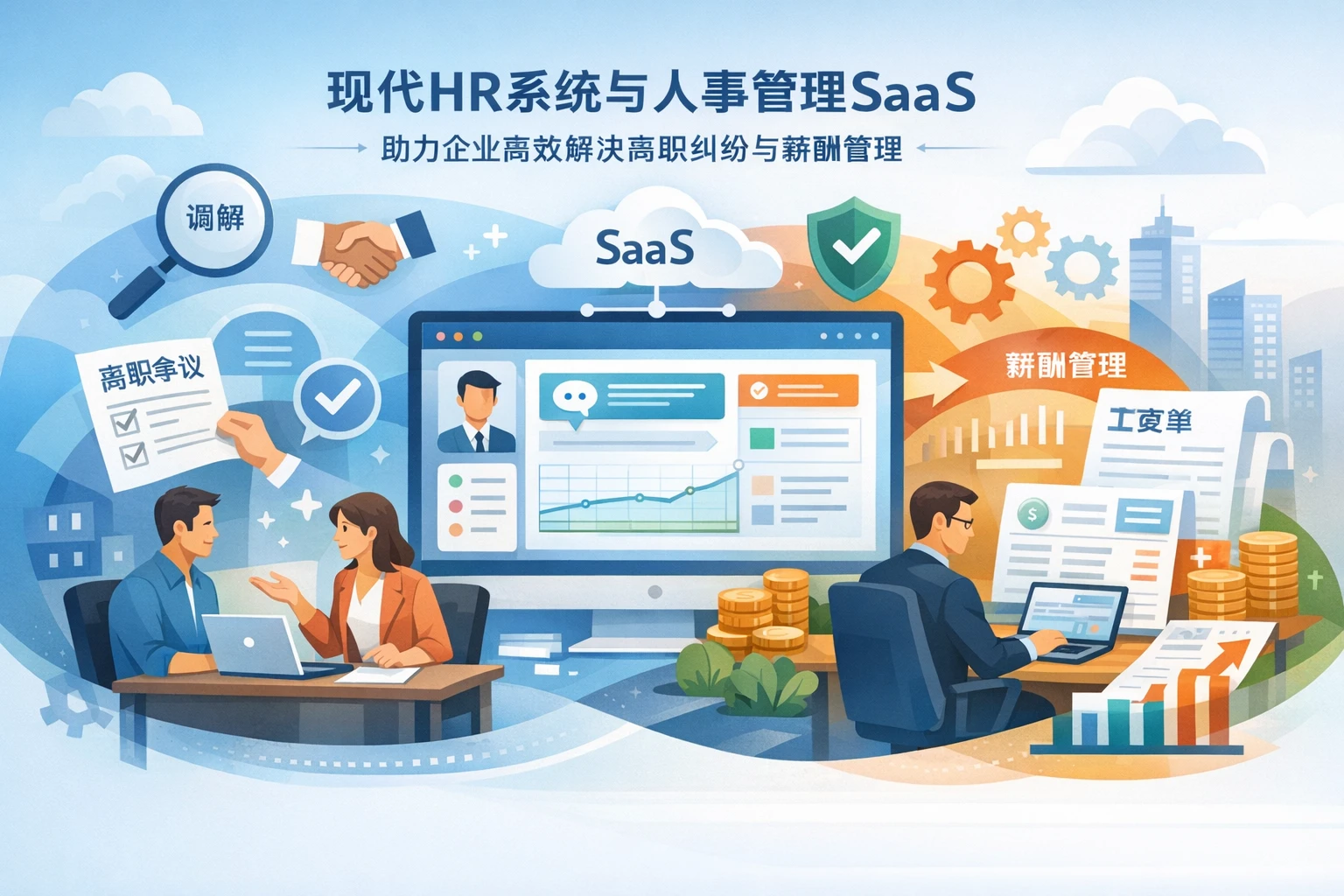 现代HR系统与人事管理SaaS如何助力企业高效解决离职纠纷与薪酬管理