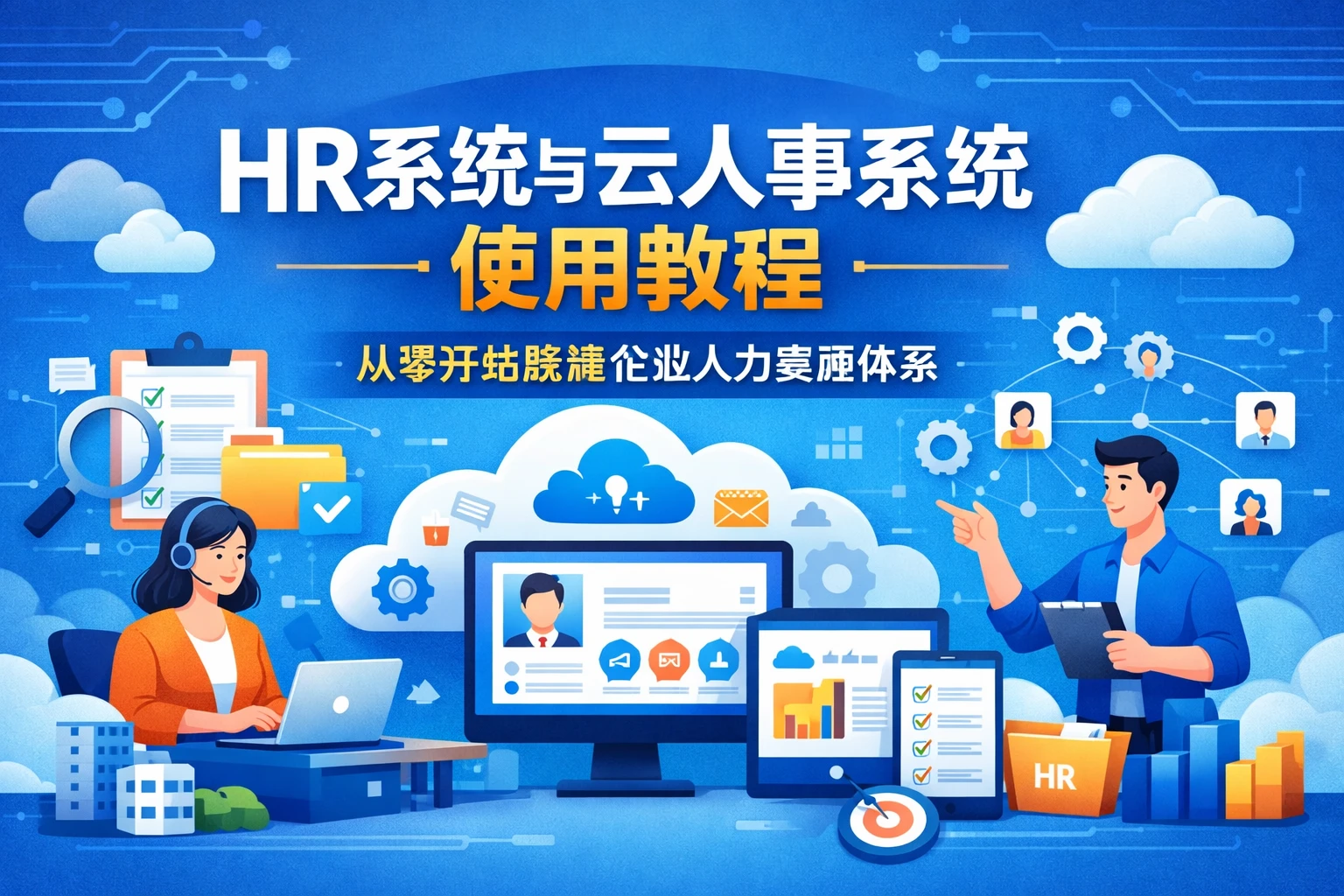 HR系统与云人事系统使用教程：从零开始搭建企业人力资源体系