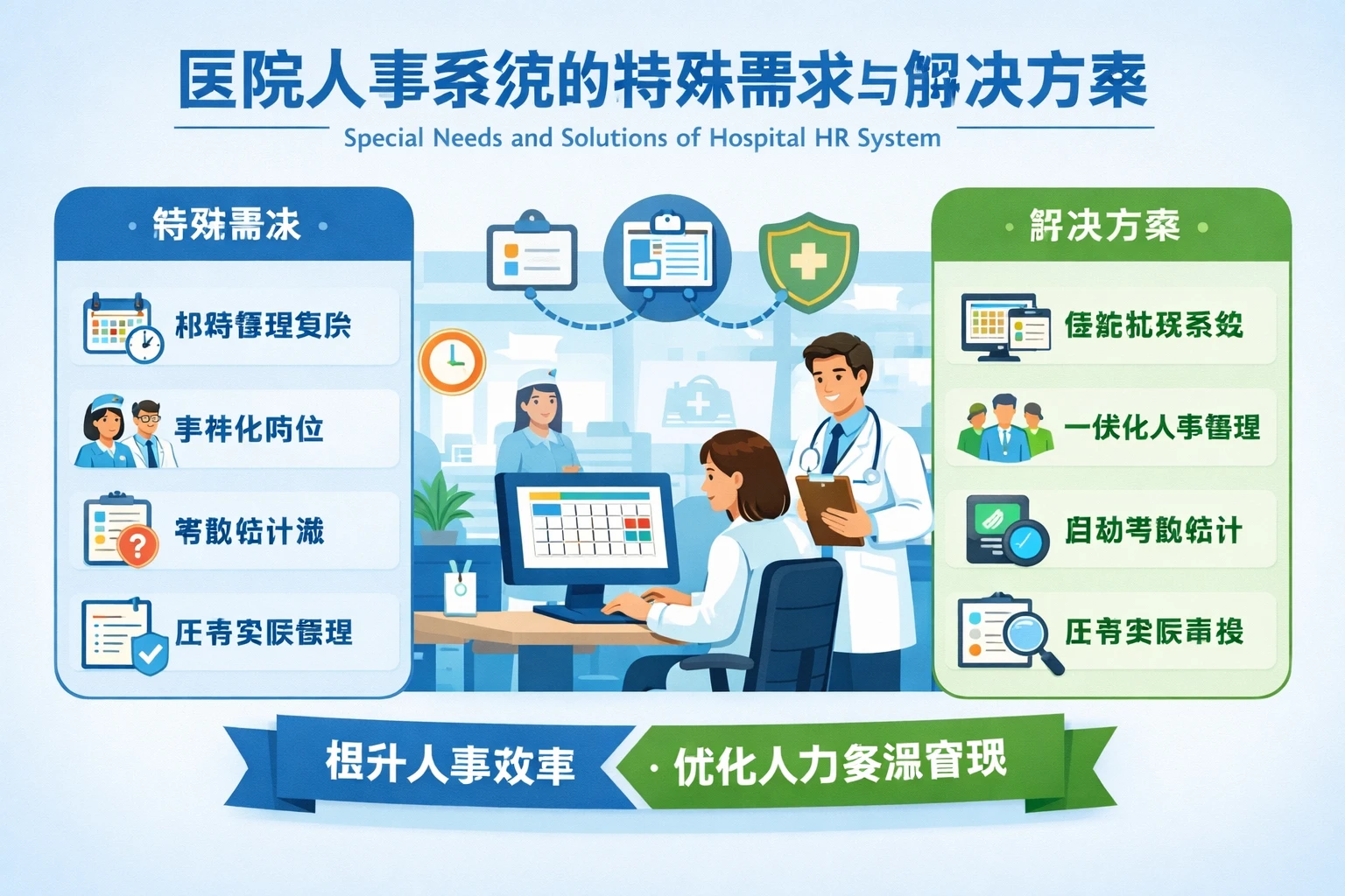 医院人事系统的特殊需求与解决方案
