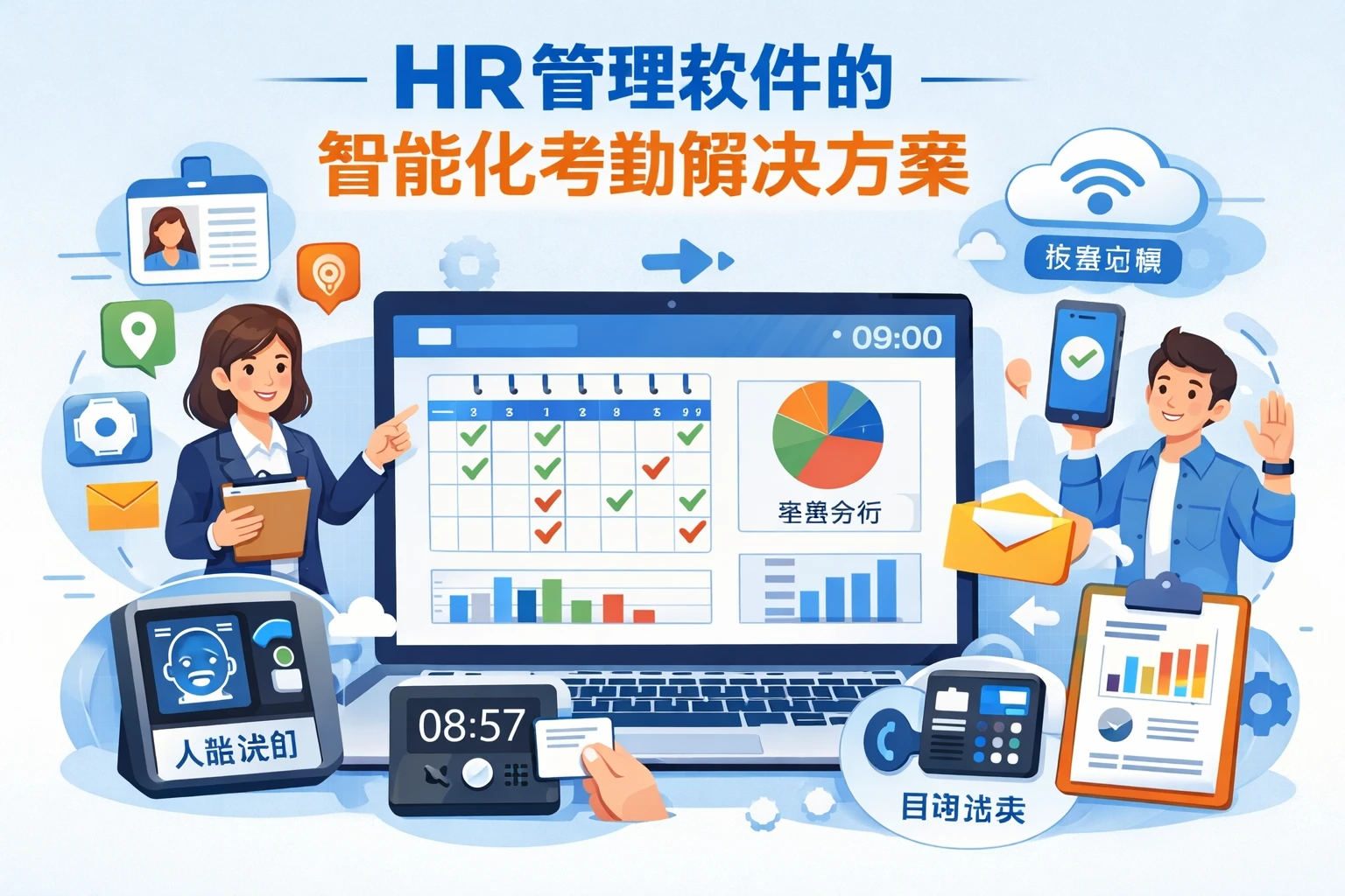HR管理软件的智能化考勤解决方案