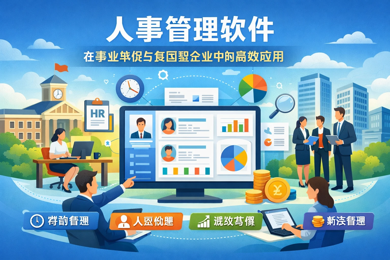人事管理软件在事业单位与集团型企业中的高效应用
