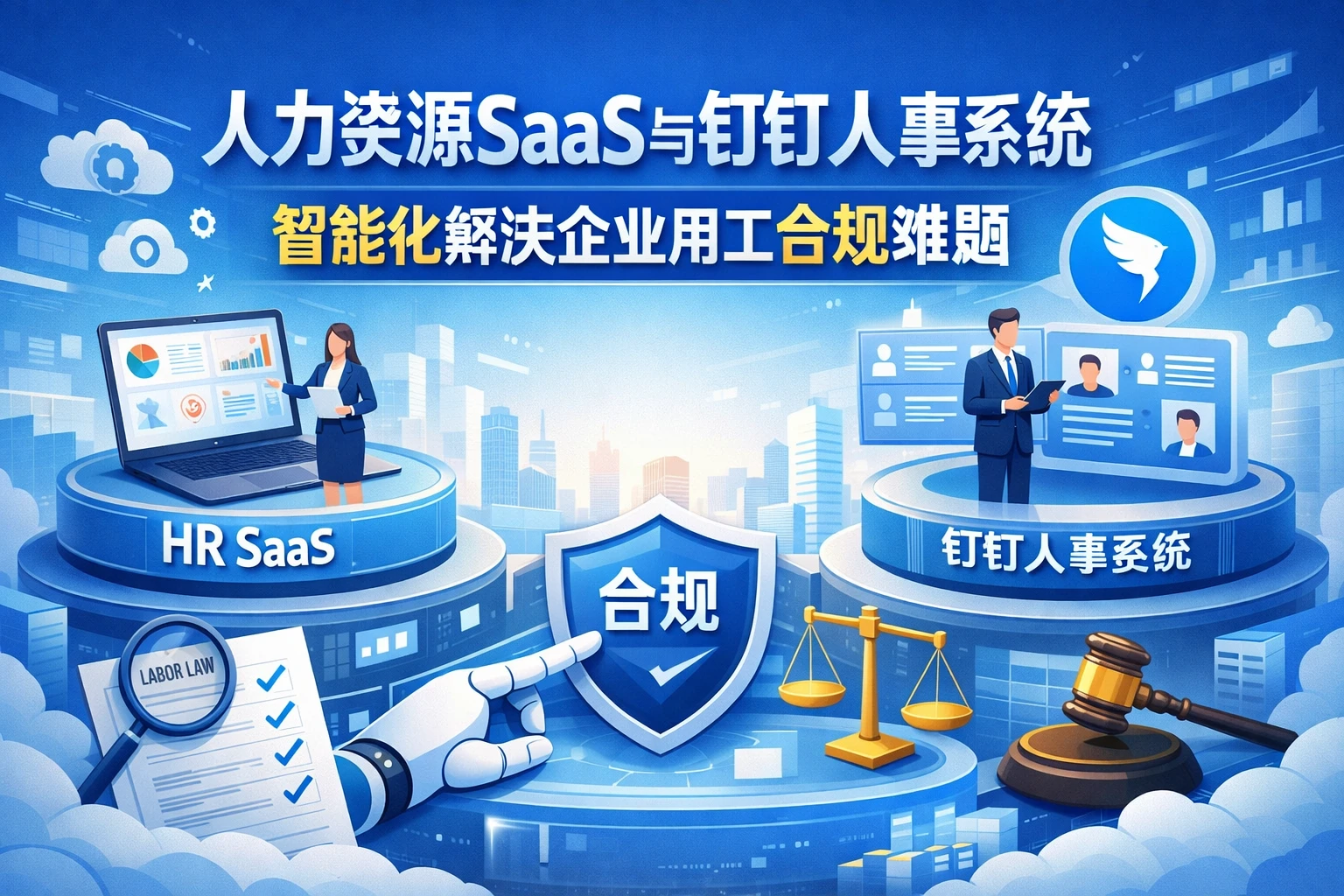 人力资源SaaS与钉钉人事系统：智能化解决企业用工合规难题