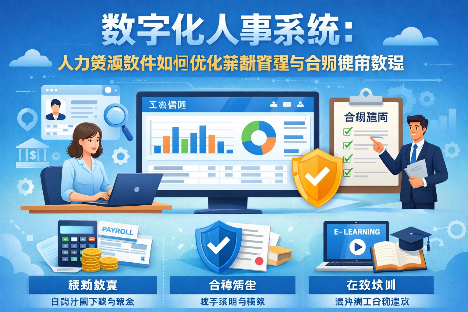 数字化人事系统:人力资源软件如何优化薪酬管理与合规使用教程