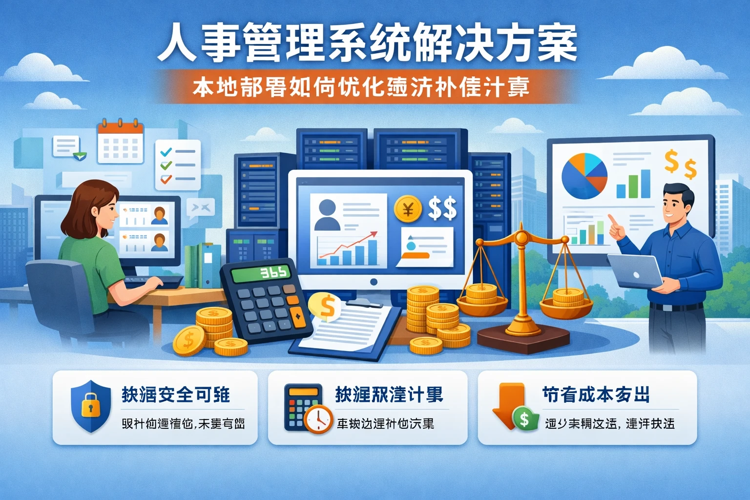 人事管理系统解决方案：本地部署如何优化经济补偿计算
