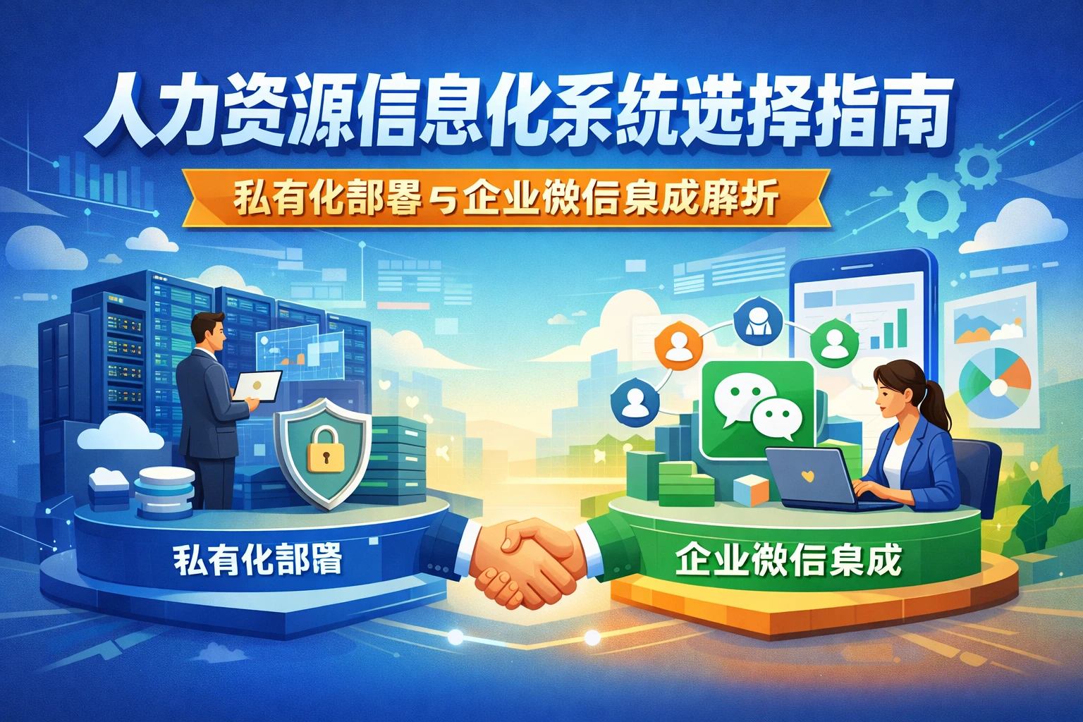 人力资源信息化系统选择指南：私有化部署与企业微信集成解析