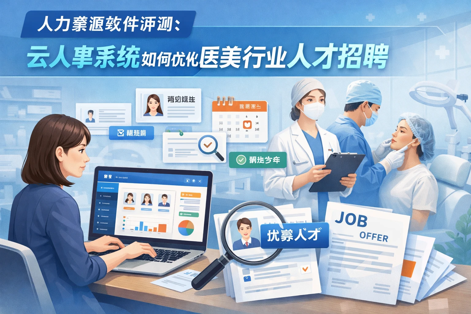 人力资源软件评测：云人事系统如何优化医美行业人才招聘
