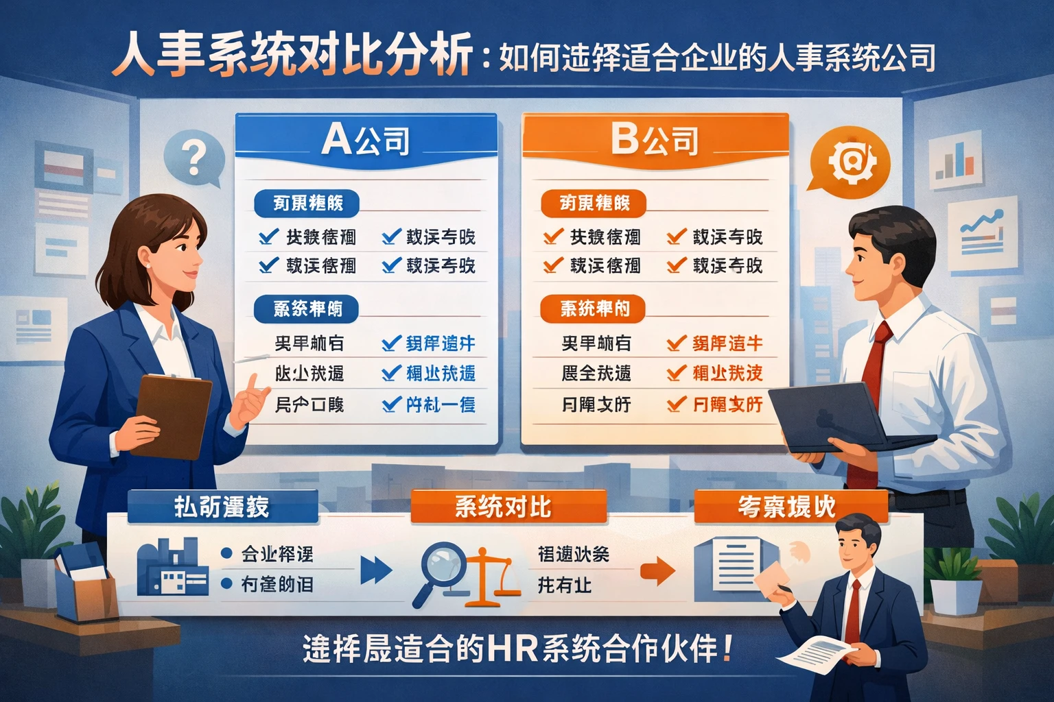 人事系统对比分析：如何选择适合企业的人事系统公司