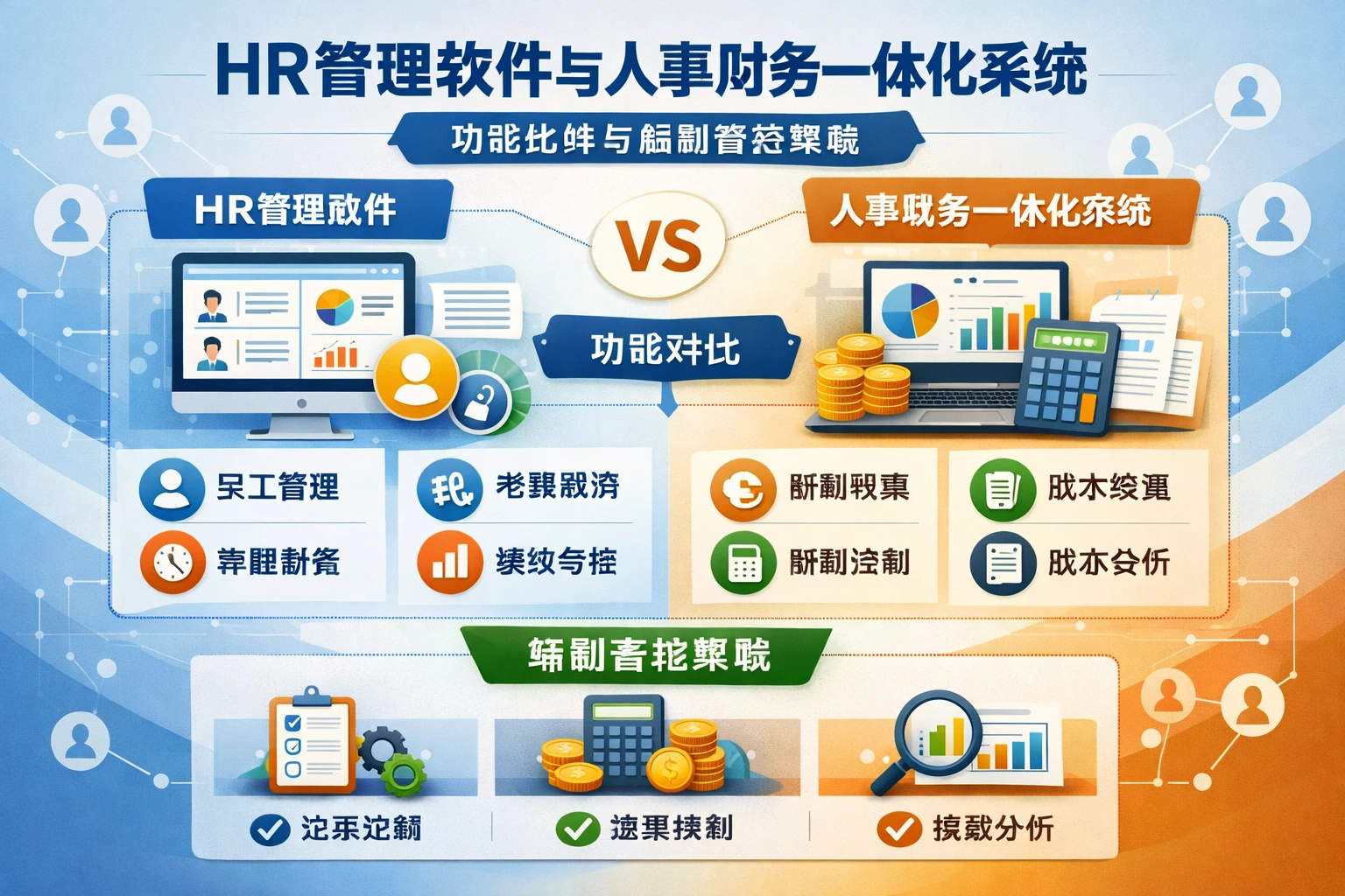 HR管理软件与人事财务一体化系统：功能比较与编制管控策略