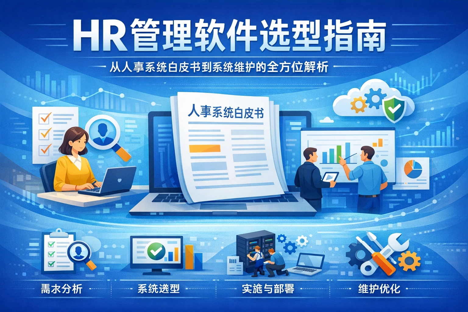 HR管理软件选型指南：从人事系统白皮书到系统维护的全方位解析