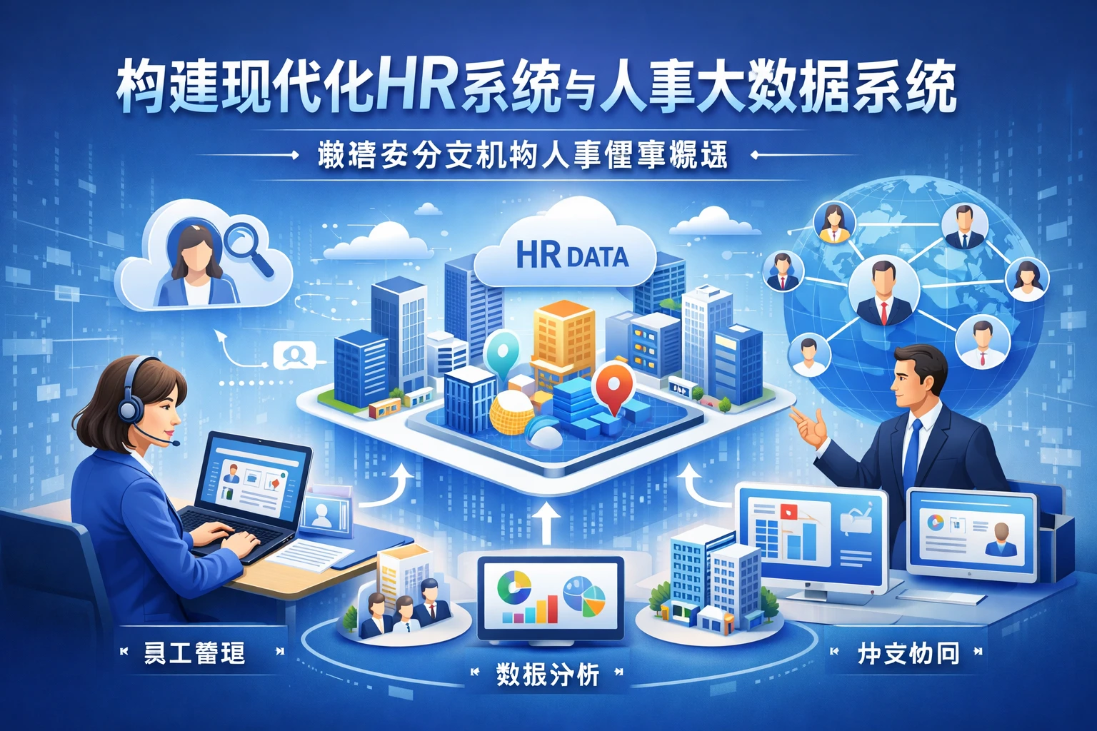 构建现代化HR系统与人事大数据系统：破解多分支机构人事管理难题