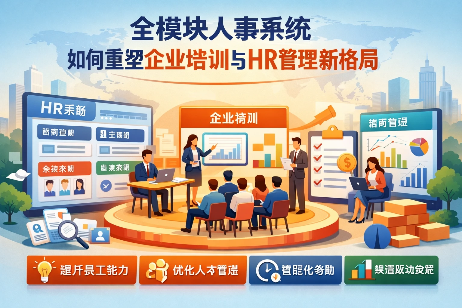 全模块人事系统如何重塑企业培训与HR管理新格局