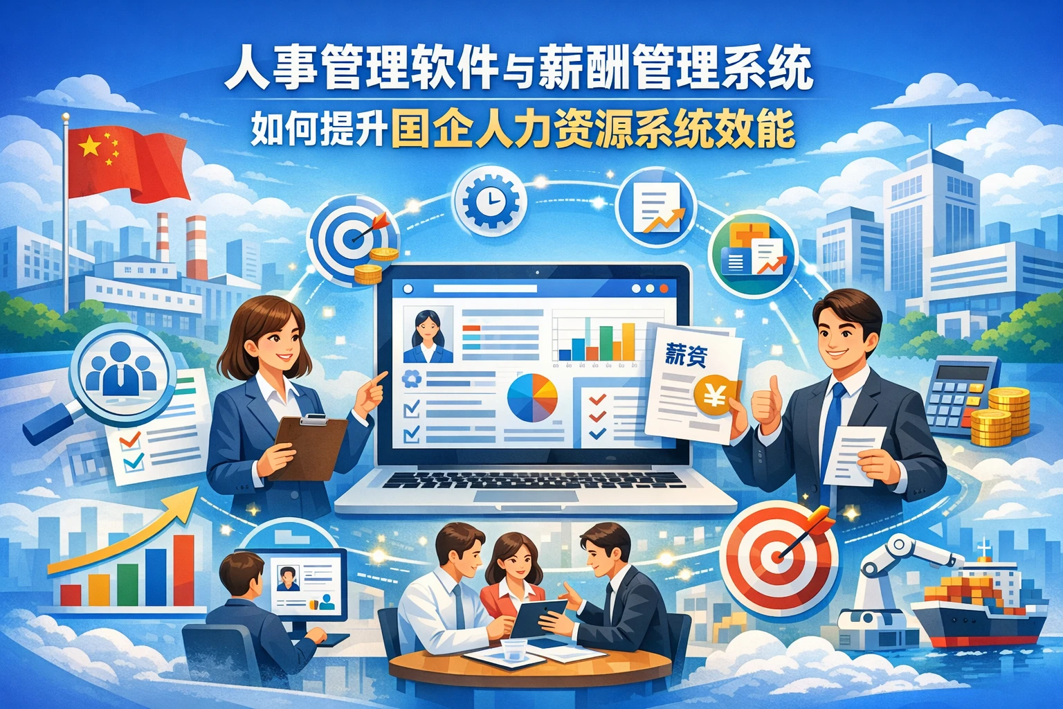 人事管理软件与薪酬管理系统如何提升国企人力资源系统效能