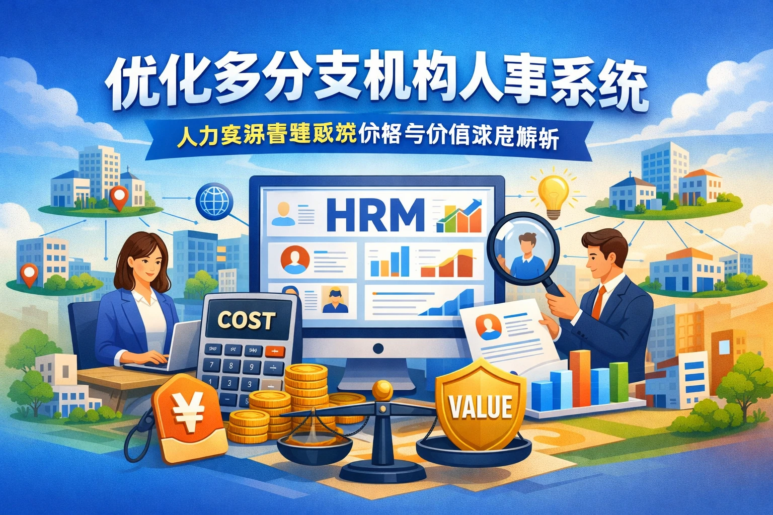 优化多分支机构人事系统：人力资源管理系统价格与价值深度解析