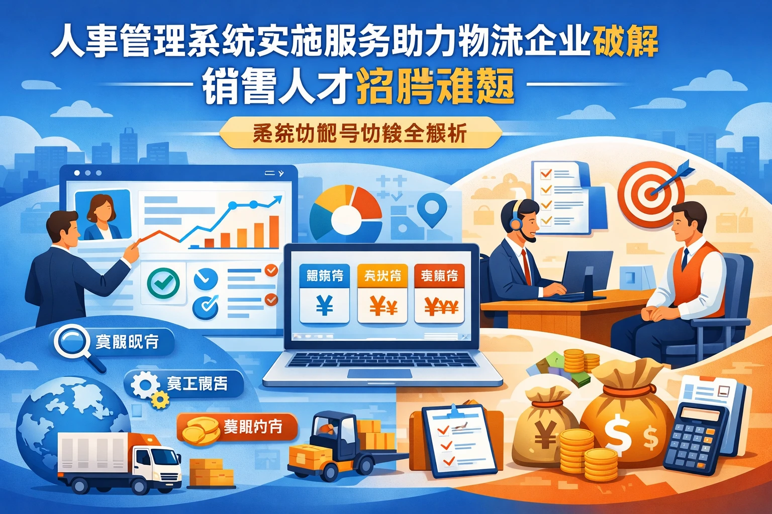 人事管理系统实施服务助力物流企业破解销售人才招聘难题 - 系统功能与价格全解析