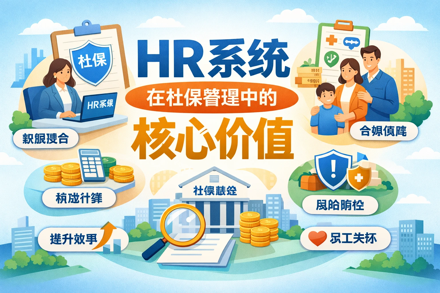 HR系统在社保管理中的核心价值