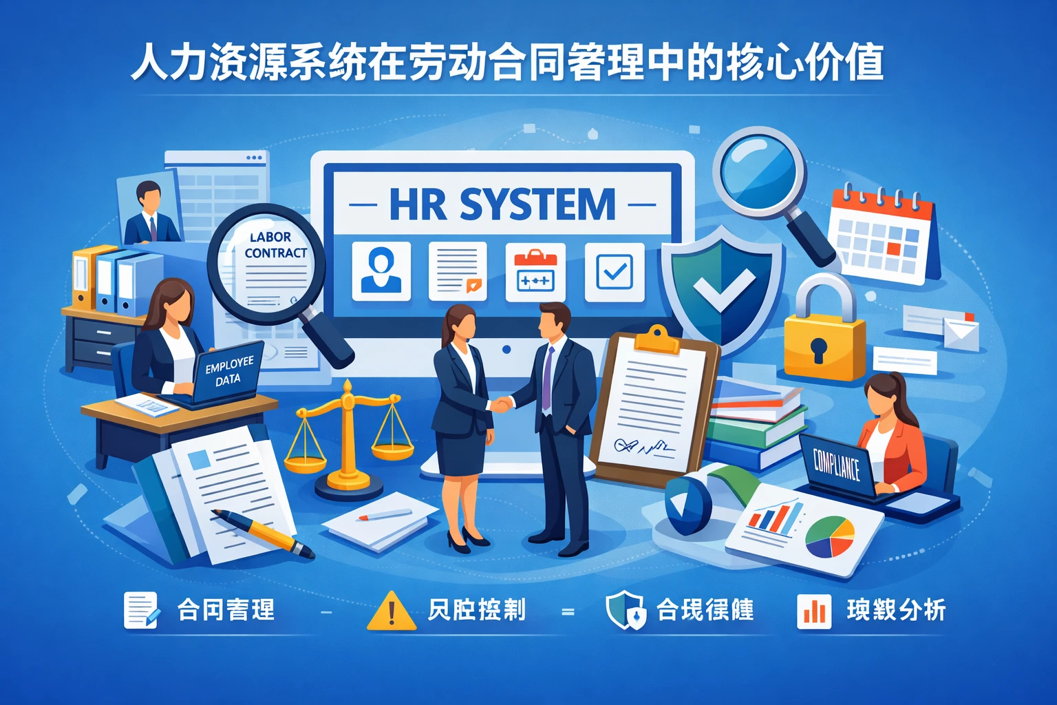 人力资源系统在劳动合同管理中的核心价值