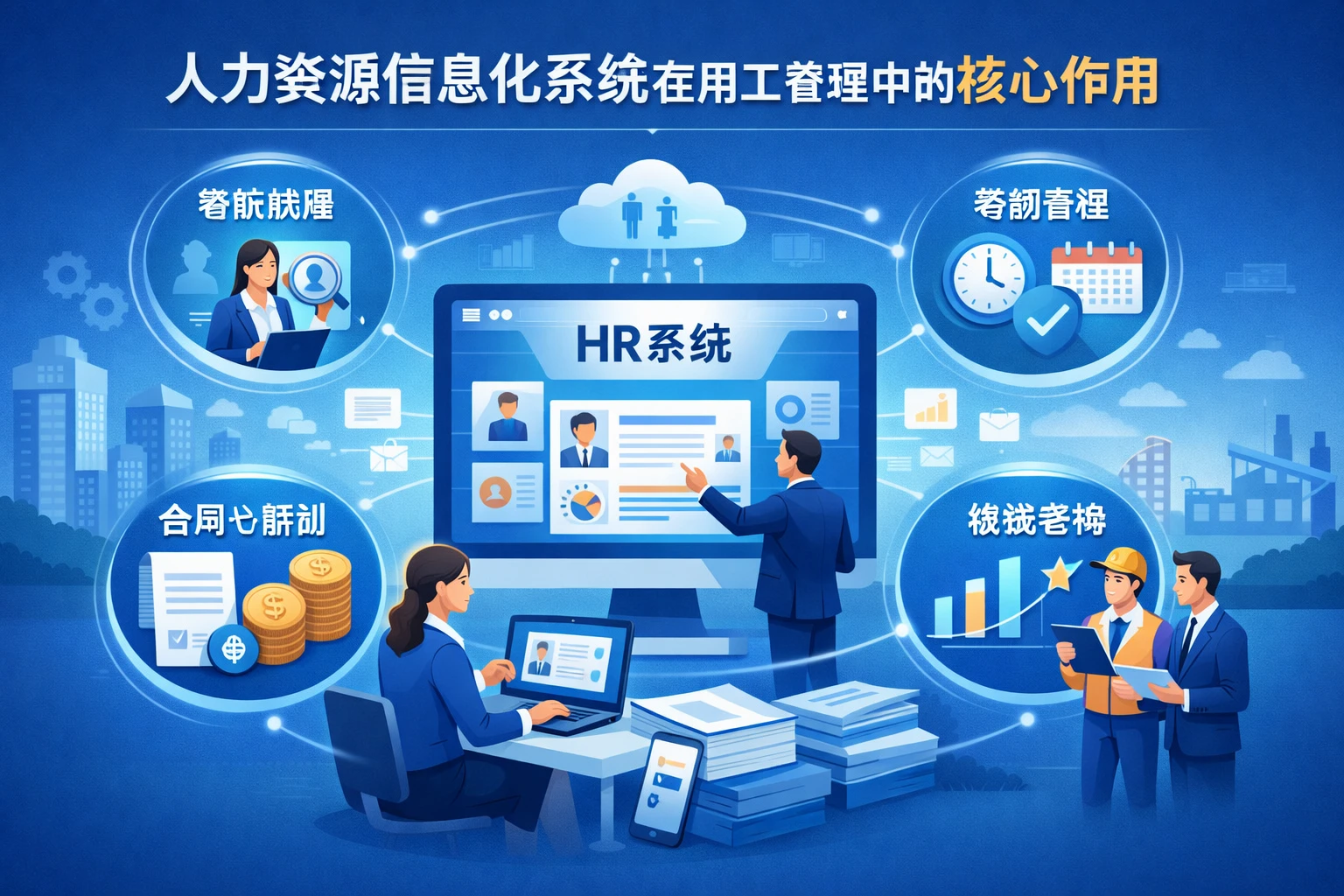 人力资源信息化系统在用工管理中的核心作用