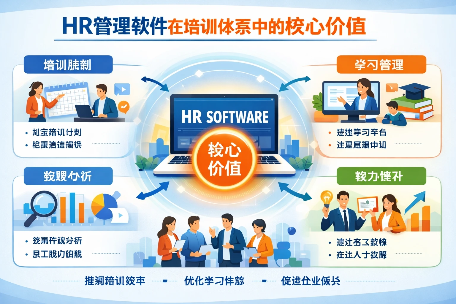 HR管理软件在培训体系中的核心价值