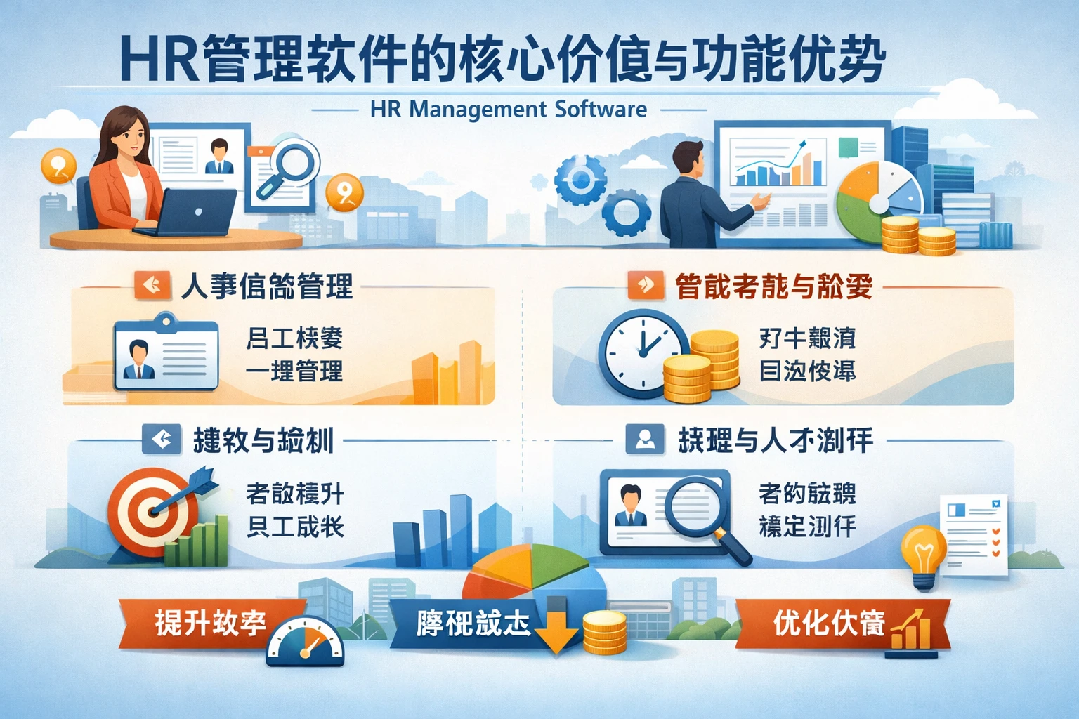 HR管理软件的核心价值与功能优势