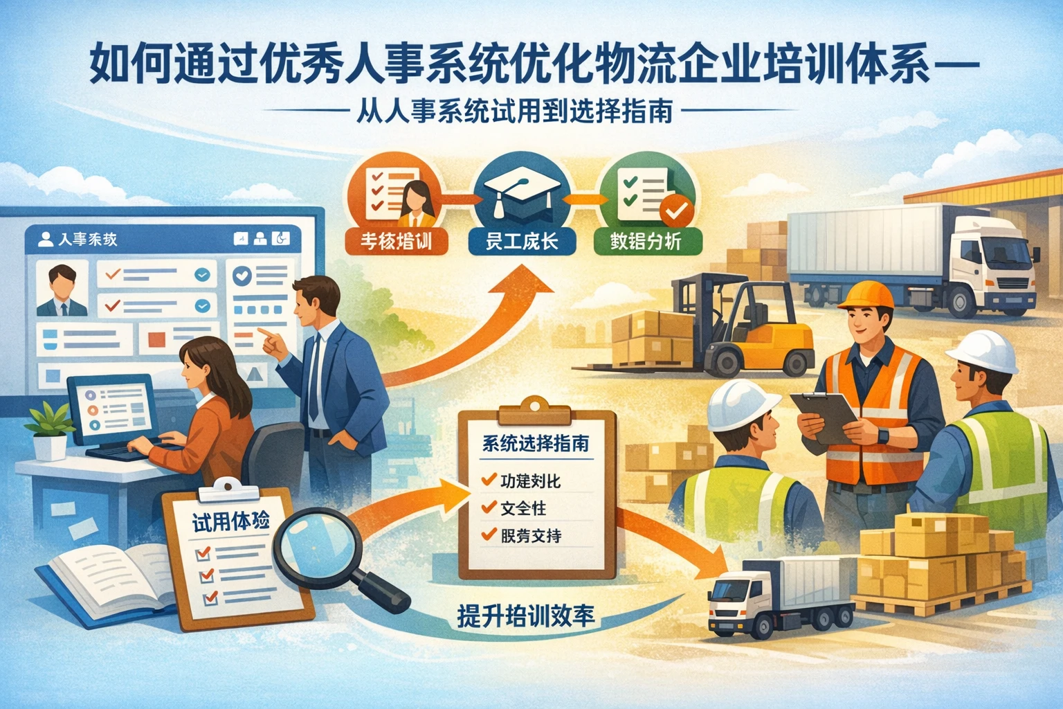 如何通过优秀人事系统优化物流企业培训体系——从人事系统试用到选择指南