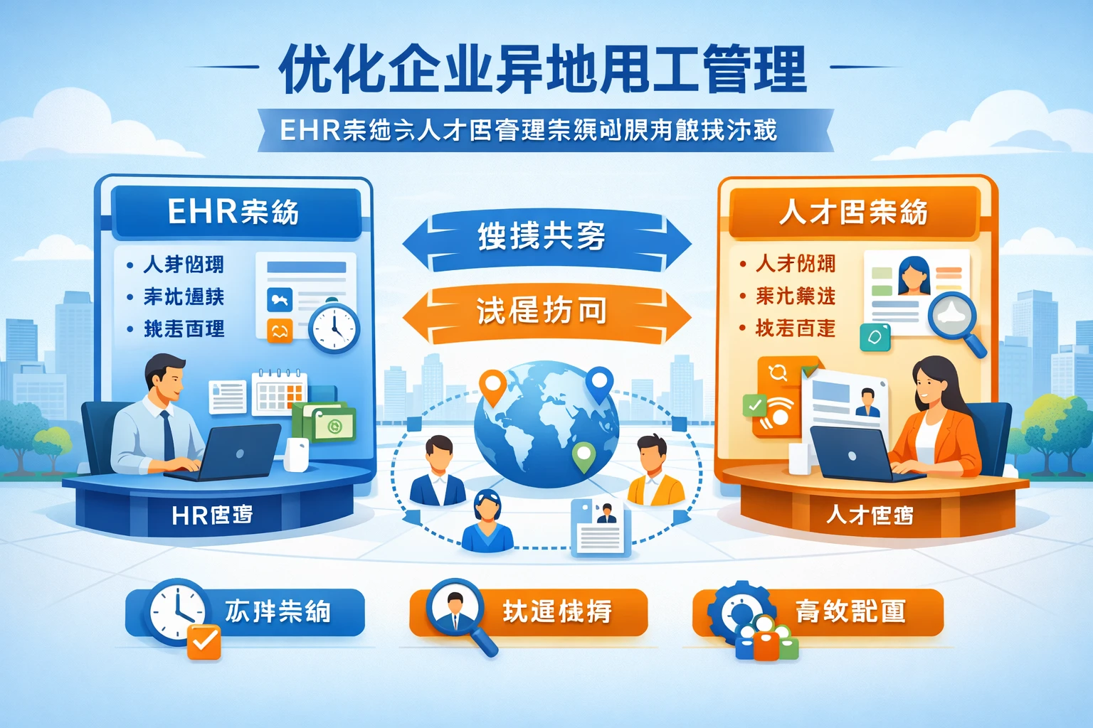 优化企业异地用工管理：EHR系统与人才库管理系统的协同解决方案