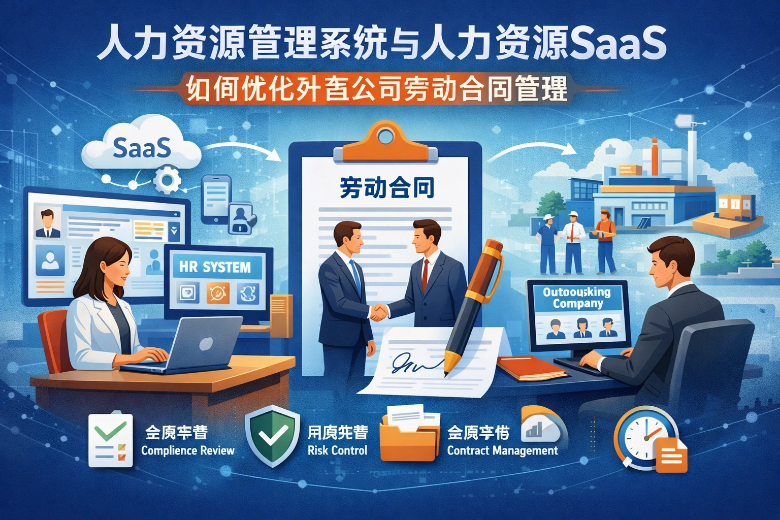 人力资源管理系统与人力资源SaaS如何优化外包公司劳动合同管理
