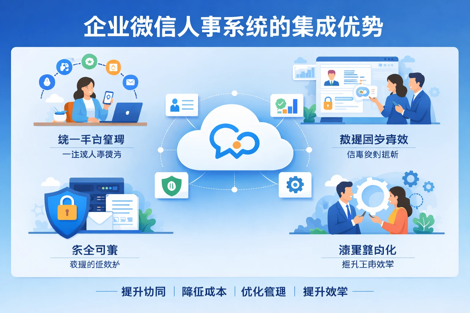 企业微信人事系统的集成优势