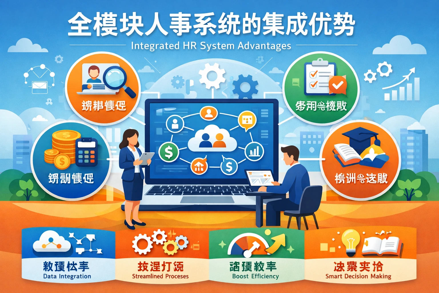 全模块人事系统的集成优势