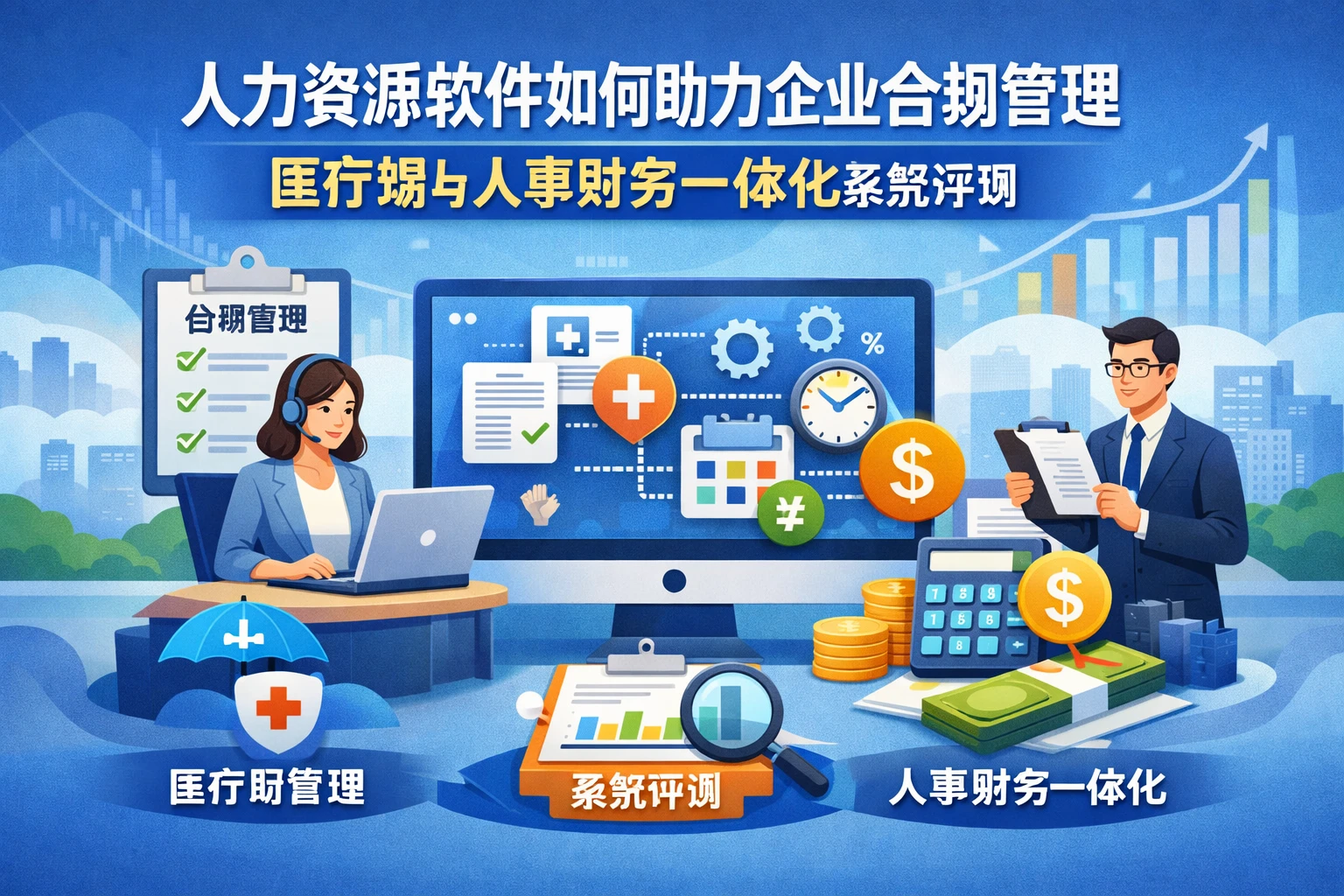 人力资源软件如何助力企业合规管理医疗期与人事财务一体化系统评测