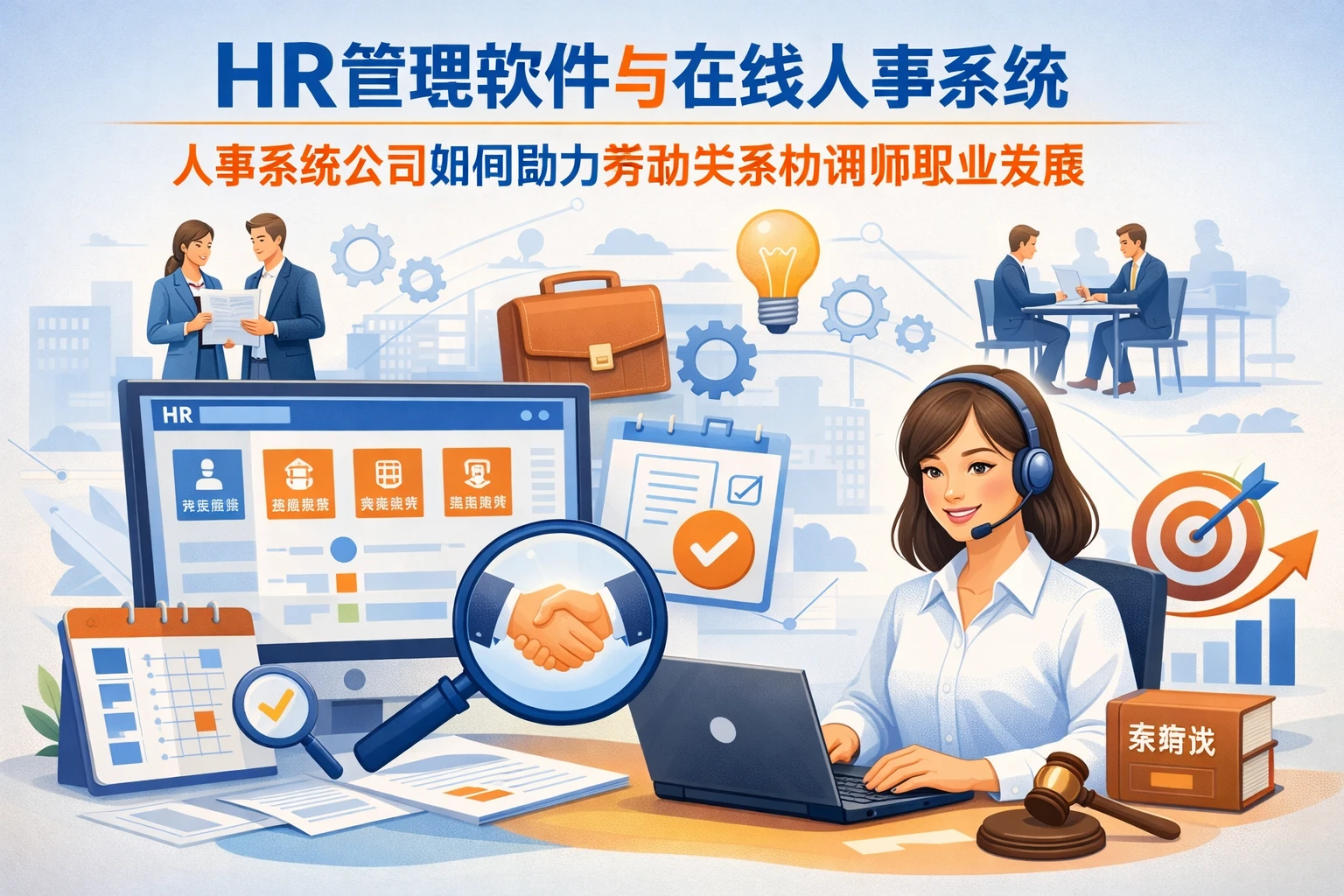 HR管理软件与在线人事系统：人事系统公司如何助力劳动关系协调师职业发展