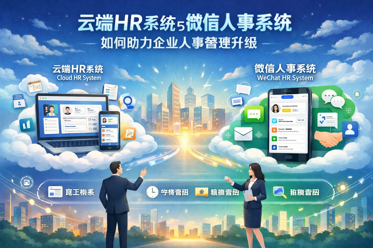 云端HR系统与微信人事系统如何助力企业人事管理升级