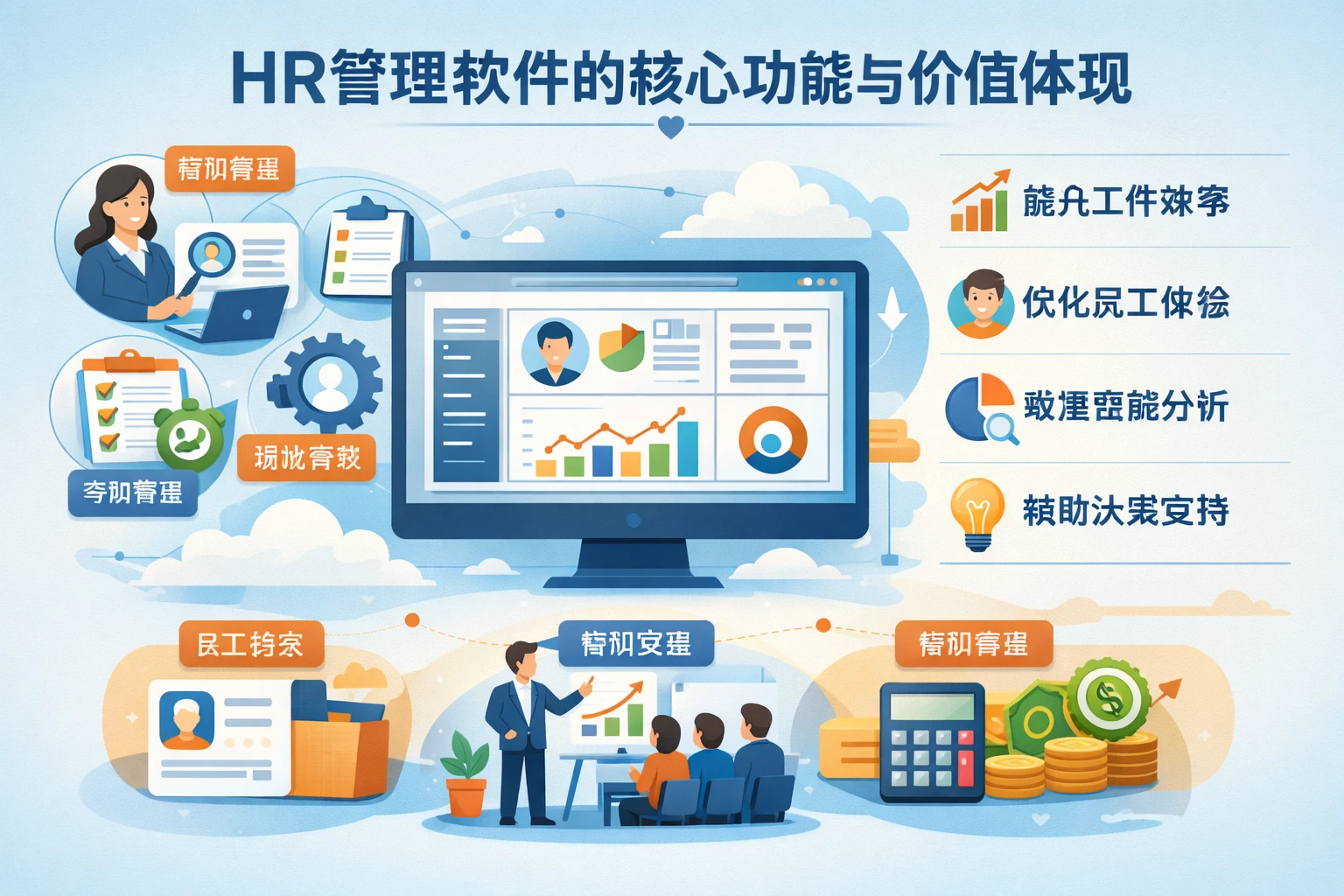 HR管理软件的核心功能与价值体现