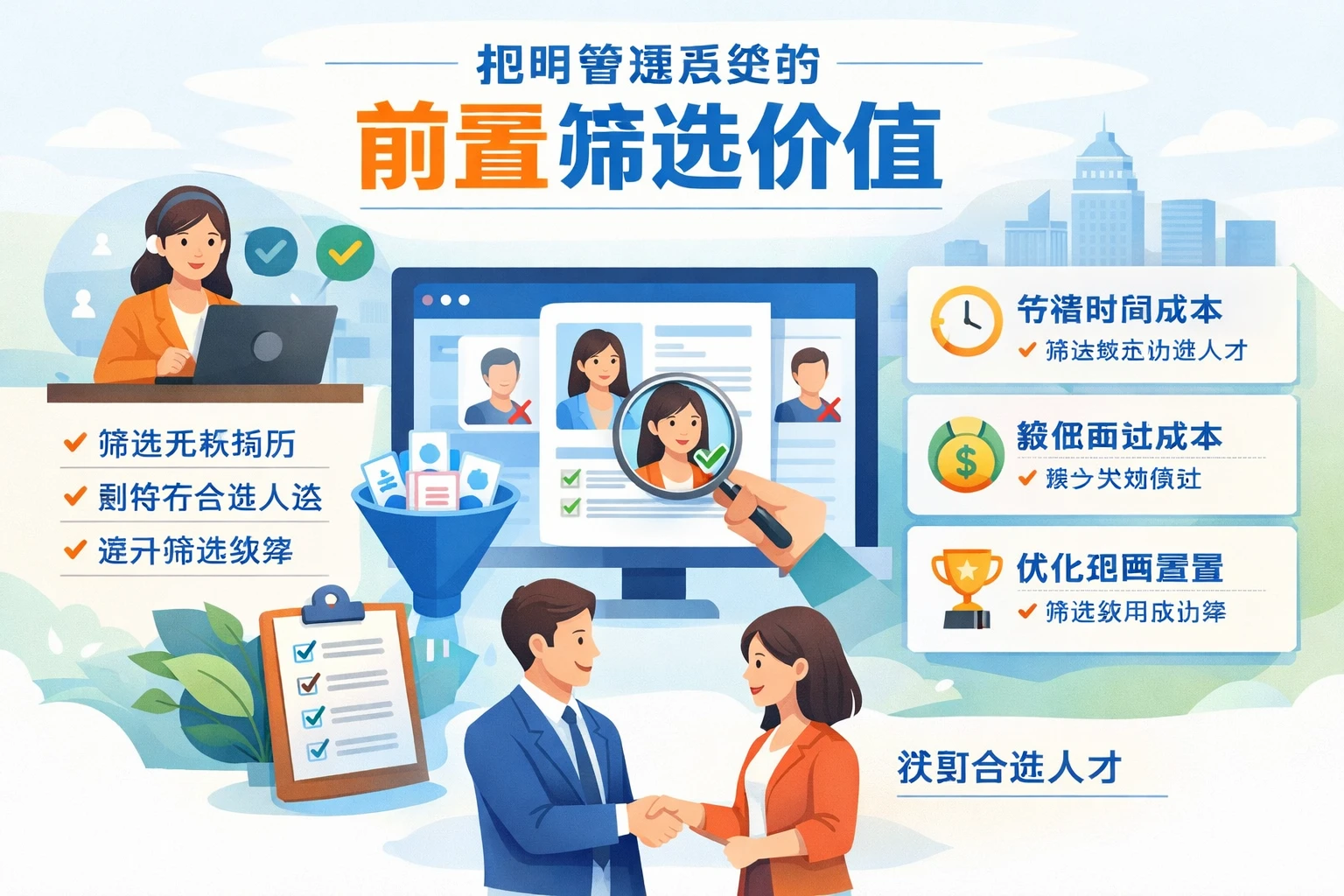 招聘管理系统的前置筛选价值