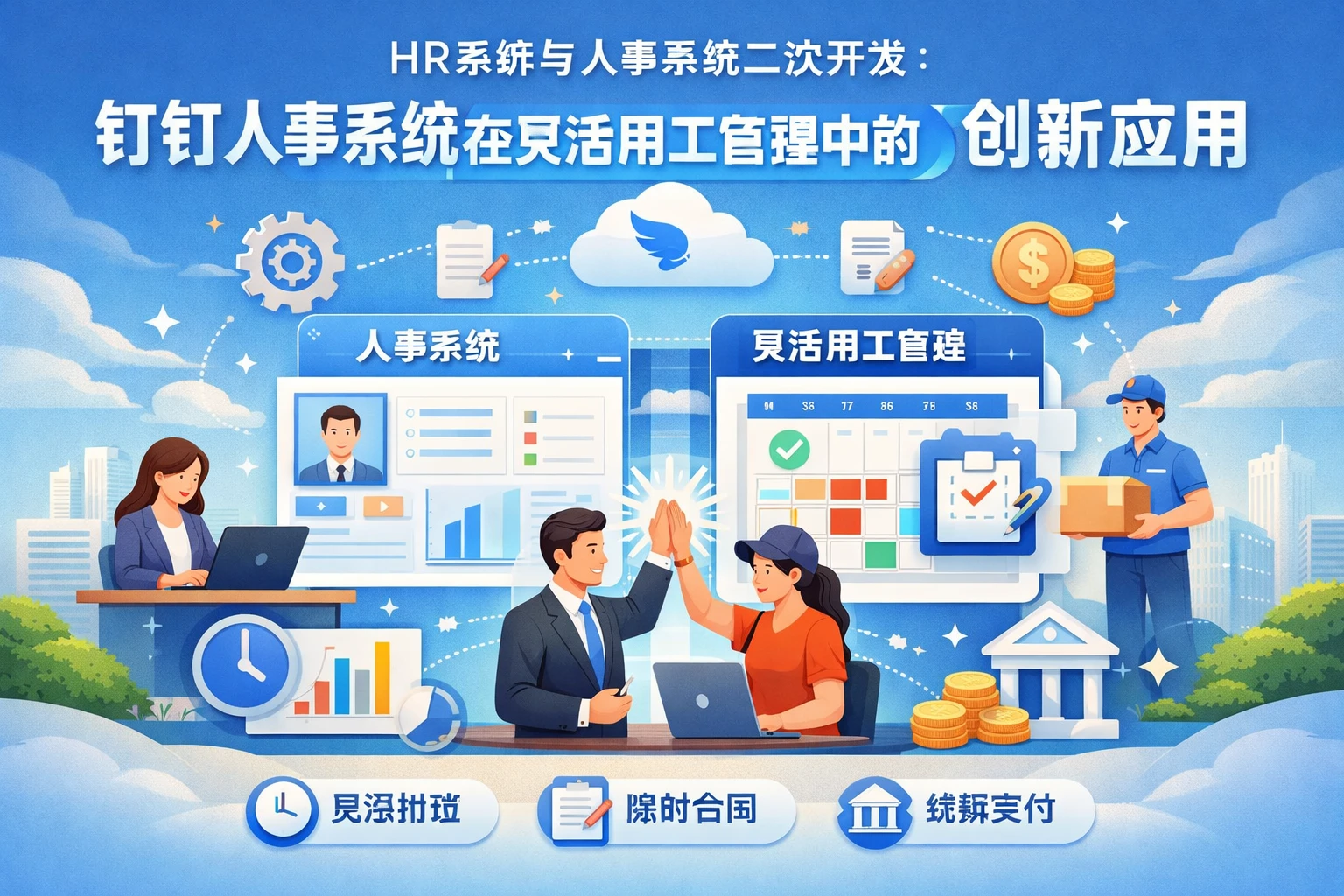 HR系统与人事系统二次开发：钉钉人事系统在灵活用工管理中的创新应用