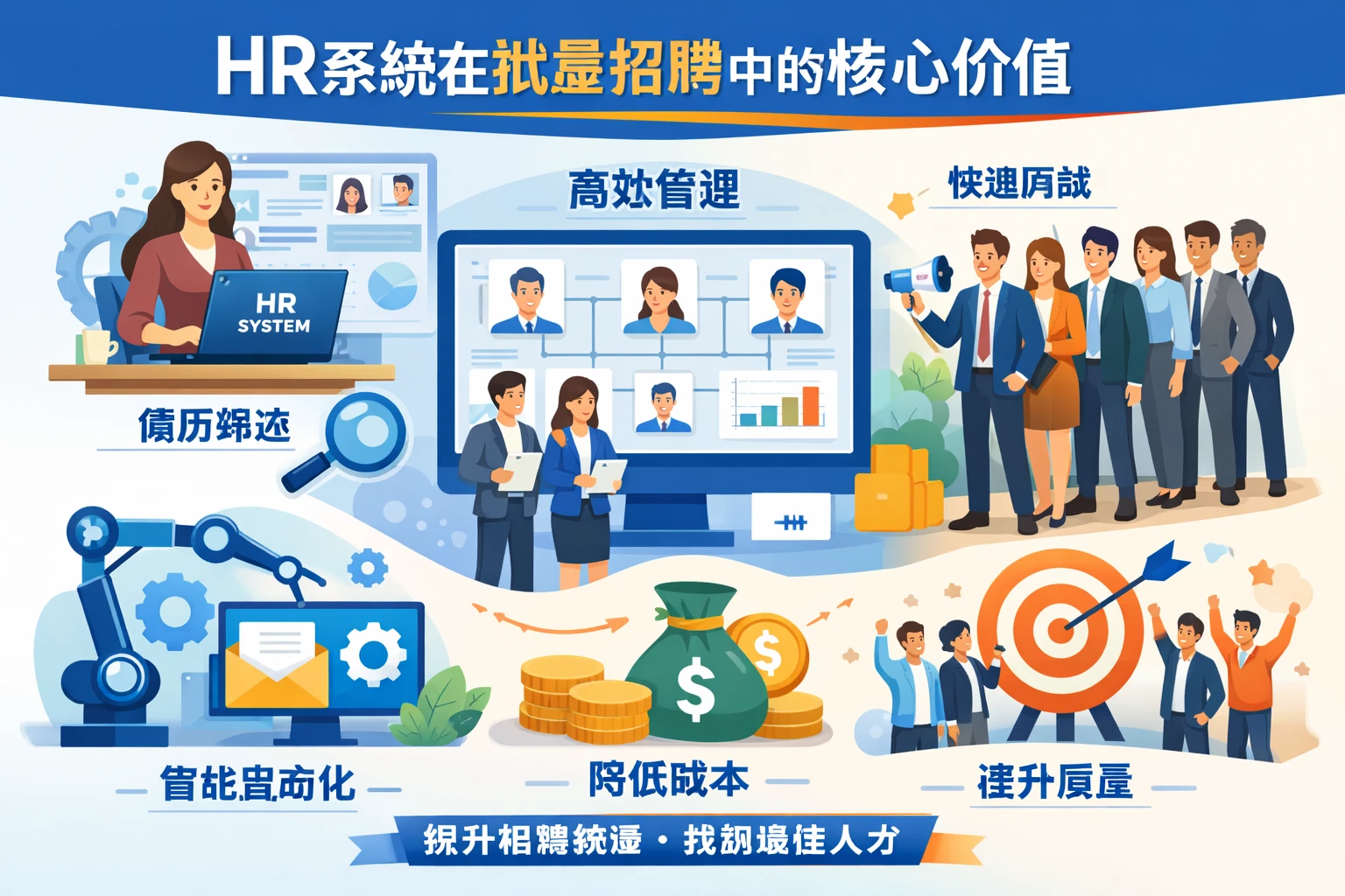 HR系统在批量招聘中的核心价值