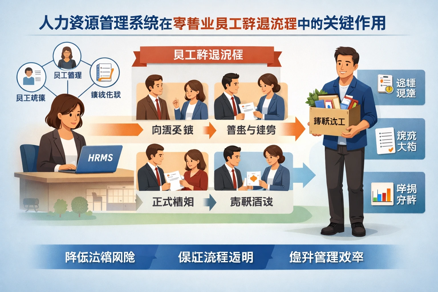 人力资源管理系统在零售业员工辞退流程中的关键作用