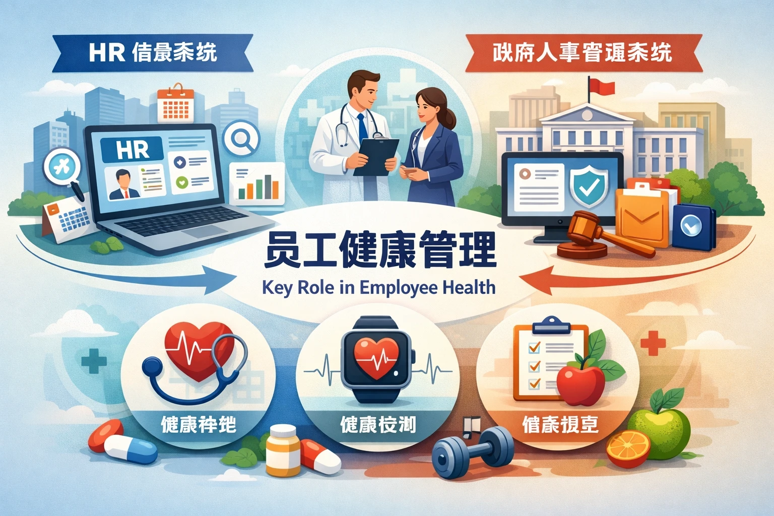 人力资源信息化系统与政府人事管理系统在员工健康管理中的关键作用