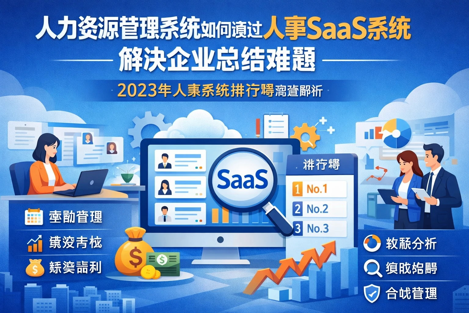 人力资源管理系统如何通过人事SaaS系统解决企业总结难题 - 2023年人事系统排行榜深度解析