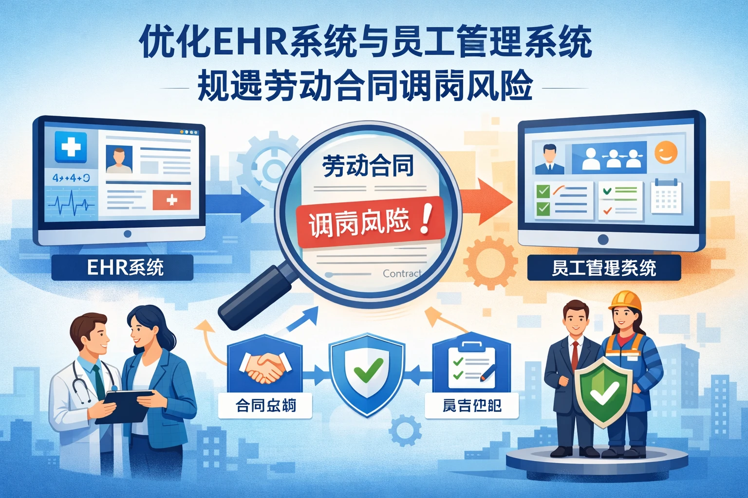 优化EHR系统与员工管理系统，规避劳动合同调岗风险