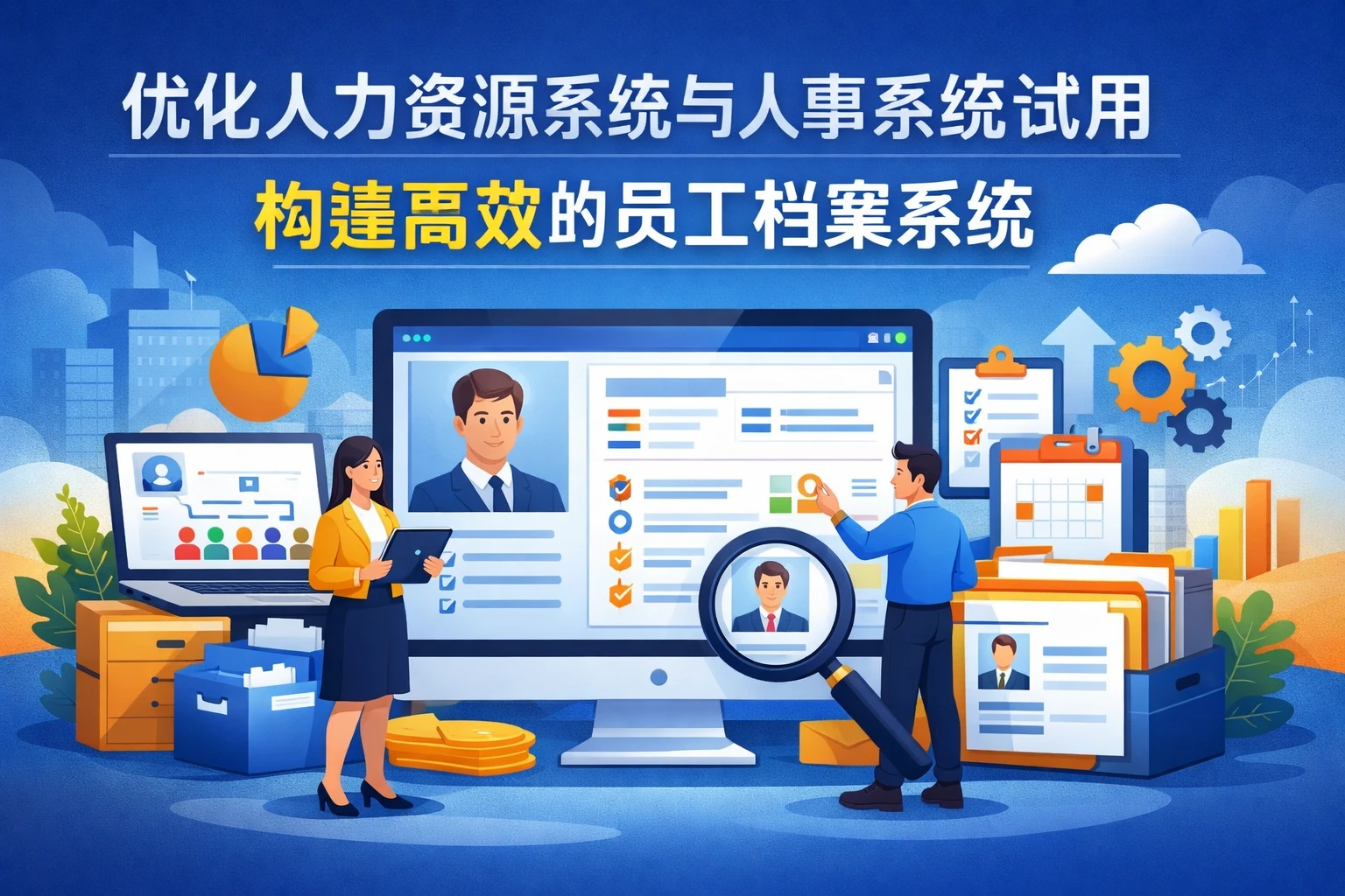优化人力资源系统与人事系统试用：构建高效的员工档案系统